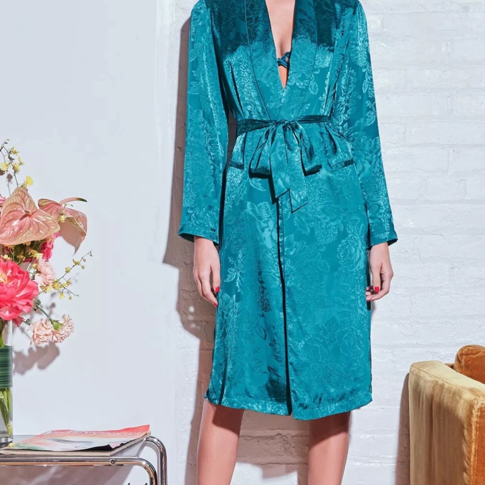 Robe fleur du mal fleur jacquard